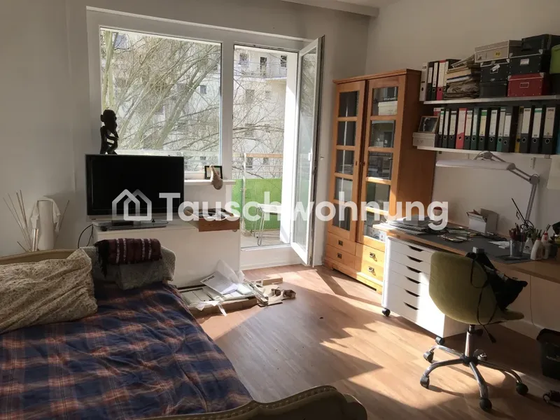 Tauschwohnung: Helle 1-Zimmer-Wohnung mit Süd-Balkon — photo 1